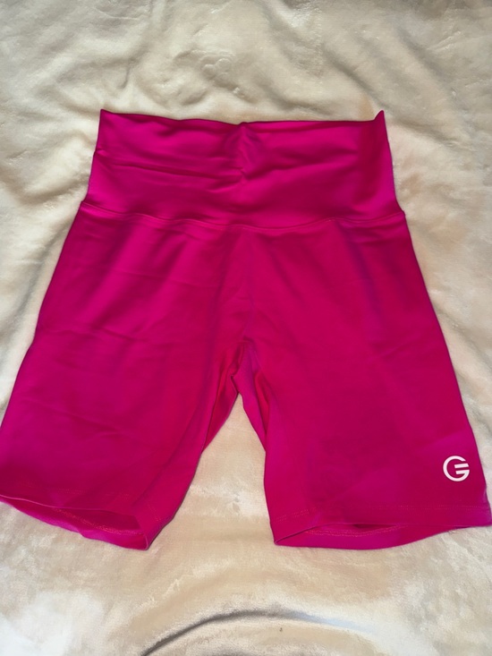 Grrrl Pants - Grrrl High-Waist Hot Pink Women's Biker Shorts Ali/Amenah
